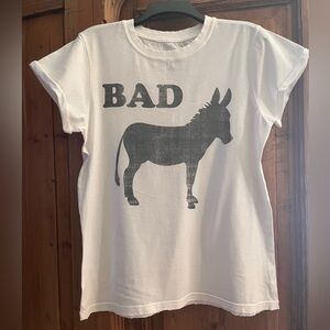 “Recycled Karma” Women’s “Donkey” T-Shirt….NWT….Size M